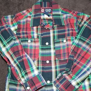Chaps Boys 5 Button Down Tartan